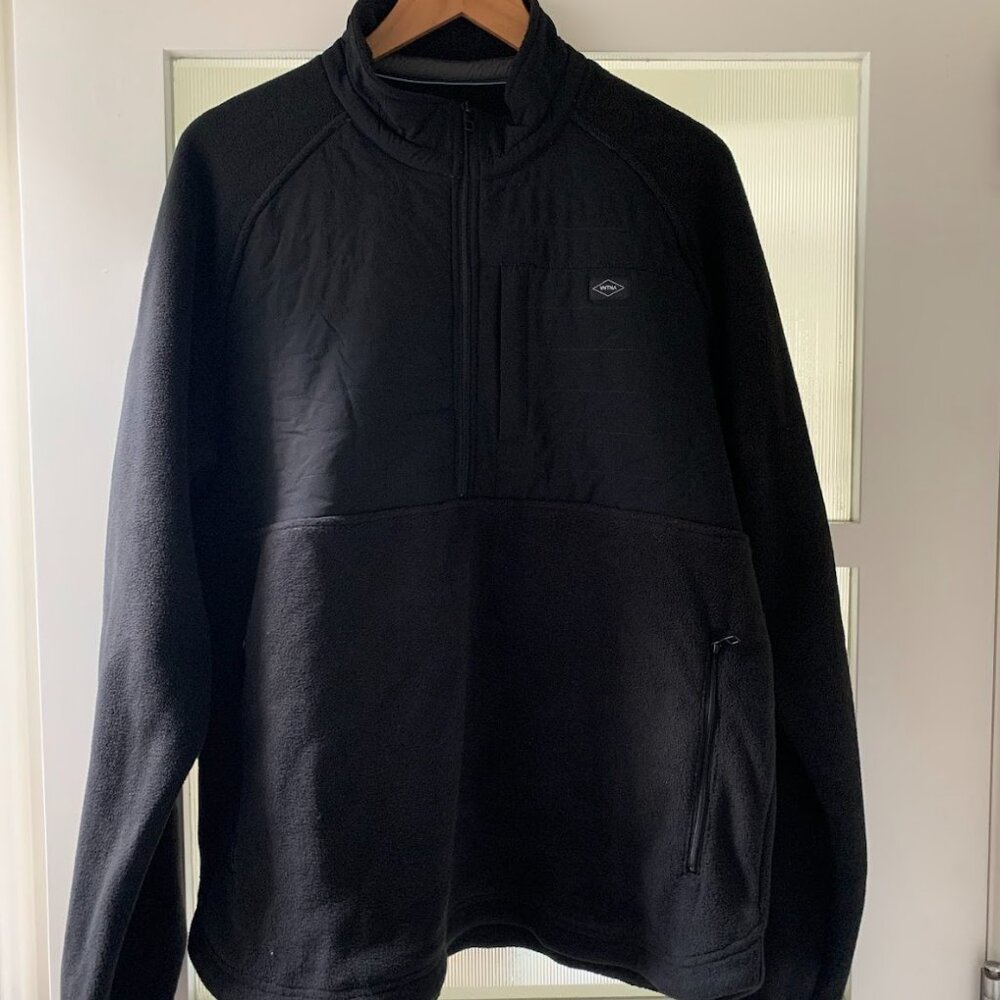 VNTNA Supply Co Oak Fleece Pullover - Black - Size XL